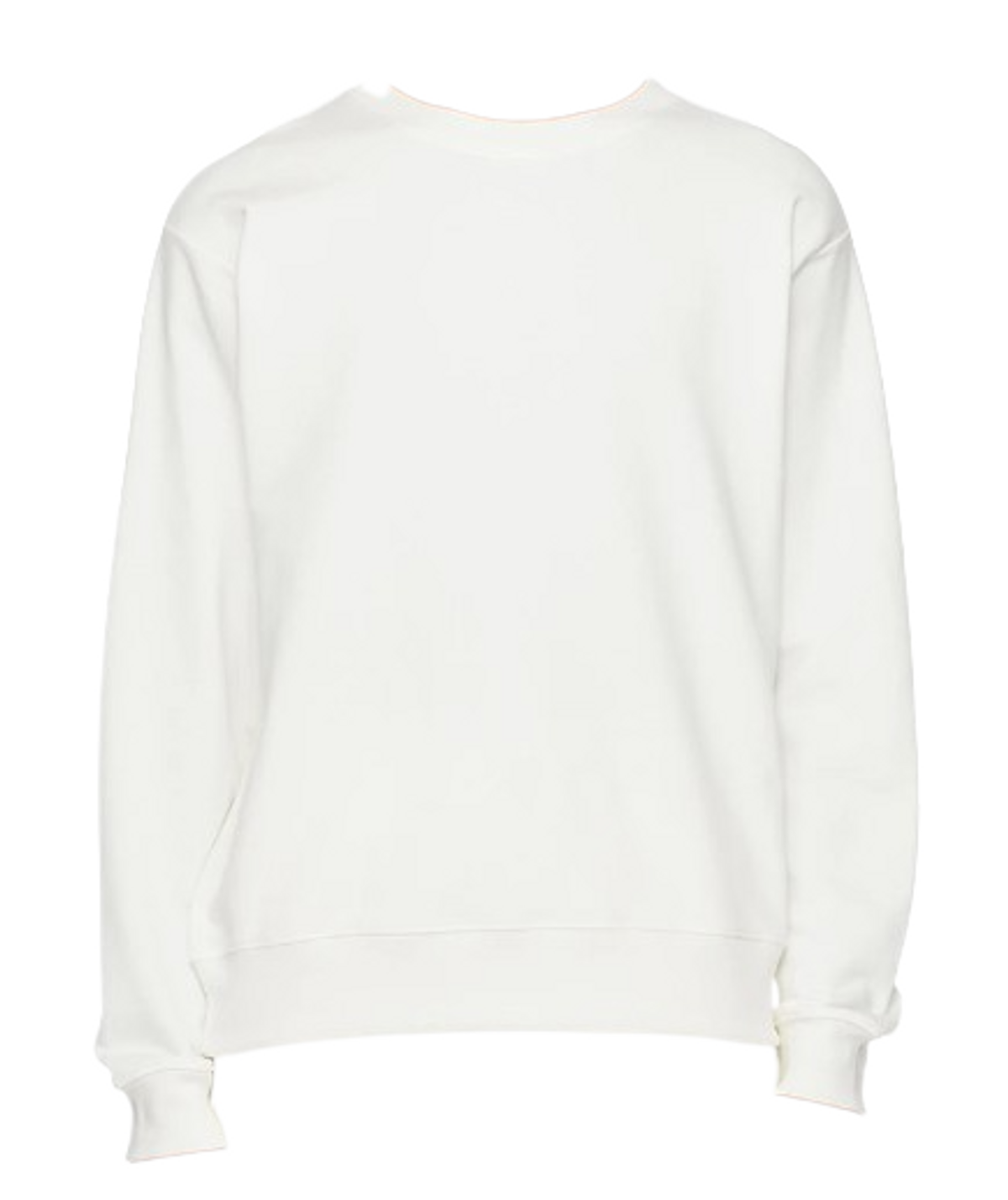 Dries Van Noten White Cotton Sweatshirt