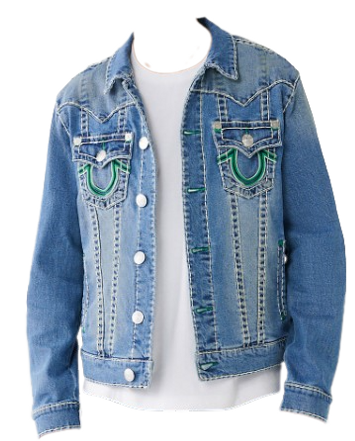 True Religion Jimmy Super T Stitch Denim Jacket