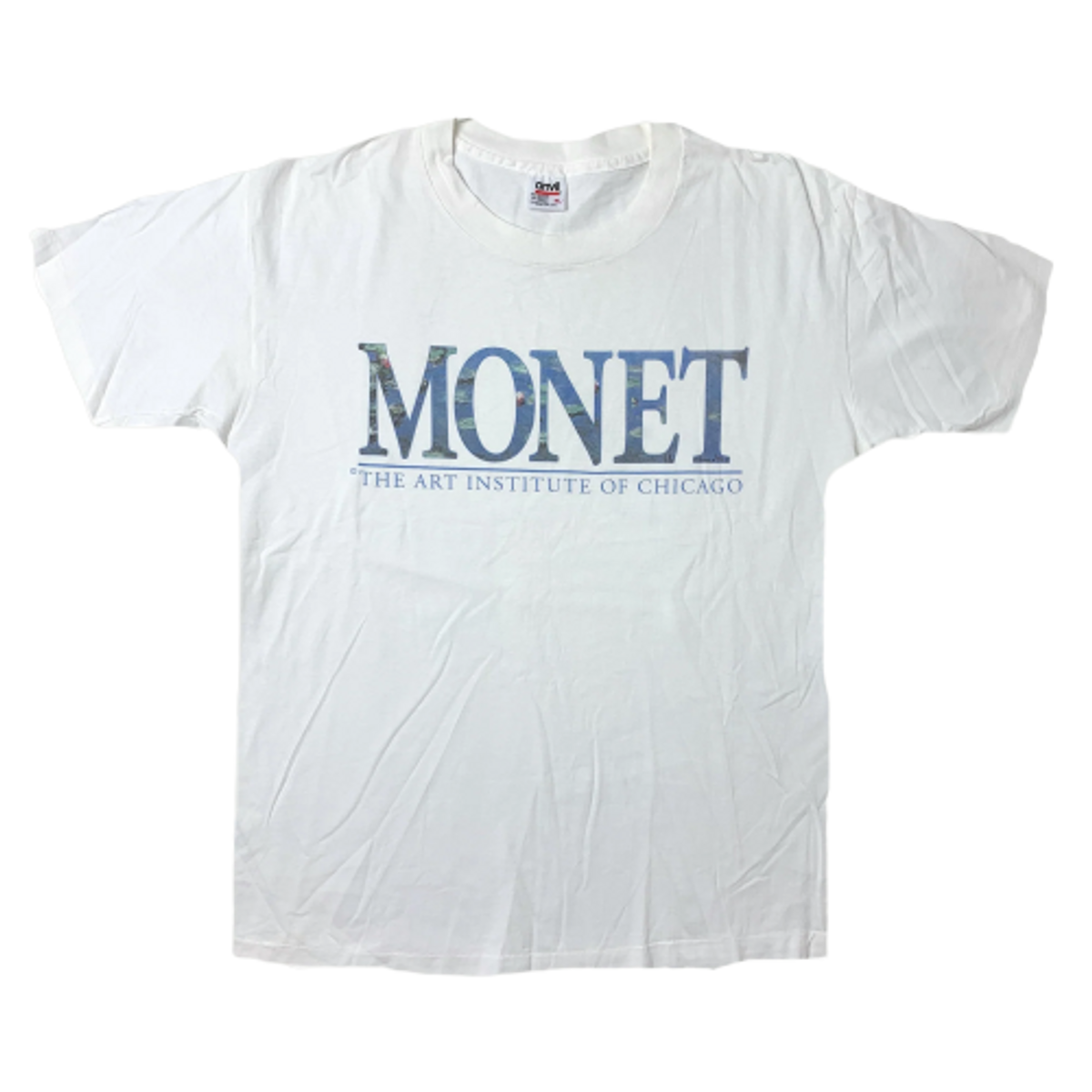 Vintage 90 s Monet Chicago Institute Of Art T Shirt WHAT S ON THE STAR Vintage 90 s monet chicago institute of art t shirt what s on the star