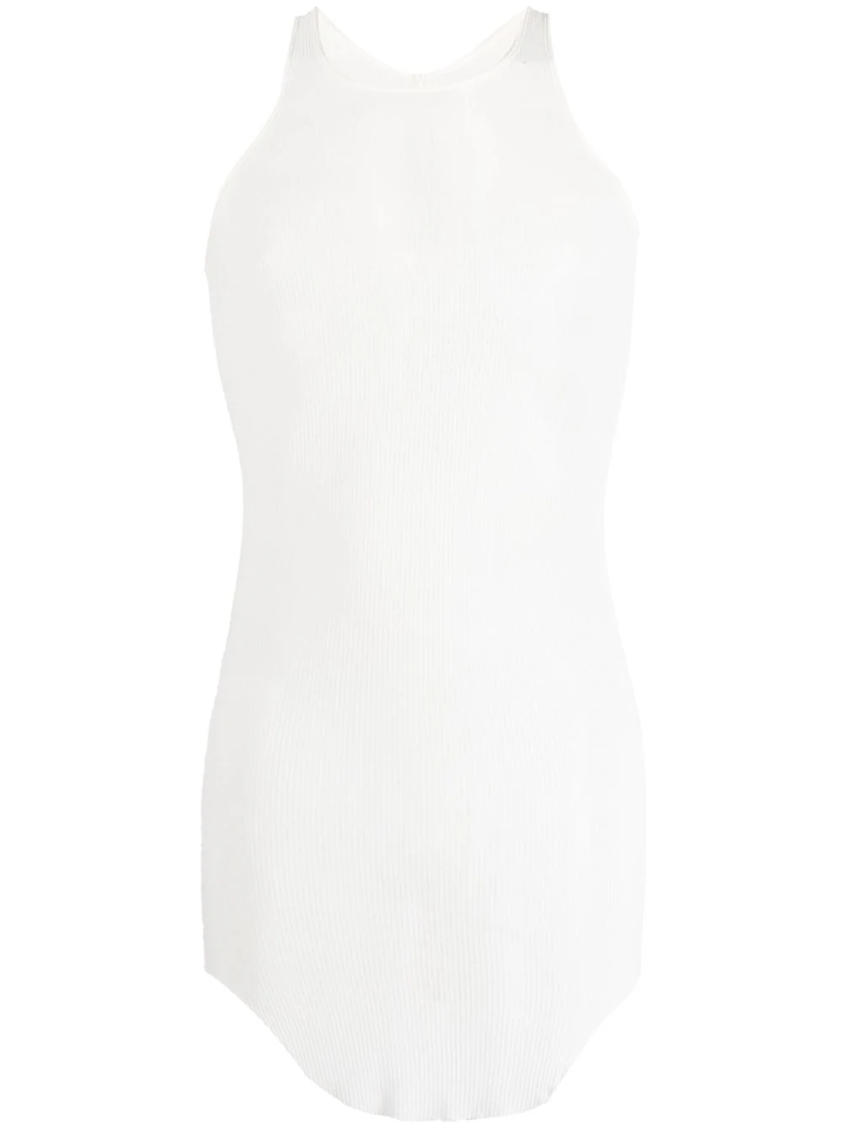 Rick Owens Sleeveless Curved-Hem Tank Top