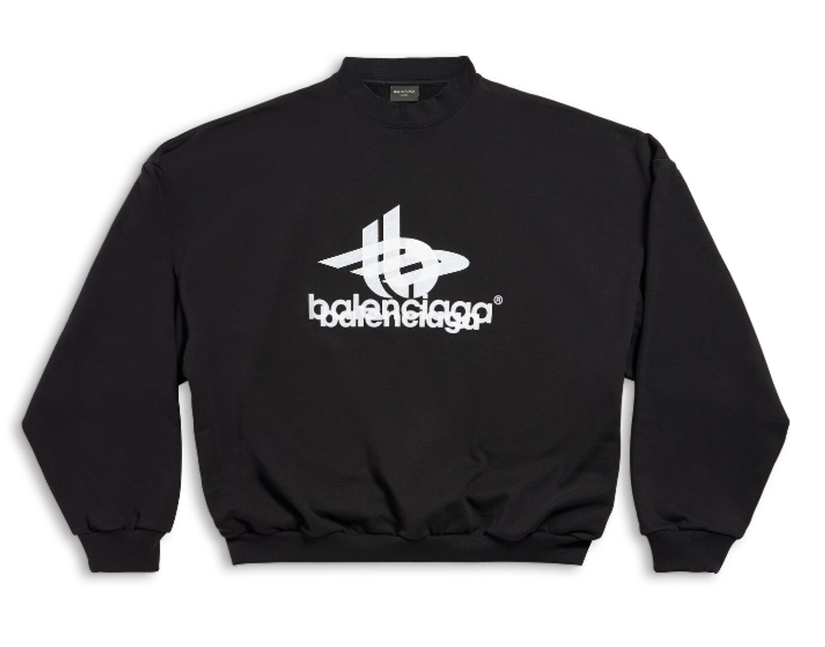 Balenciaga White Elastane Sweatshirt