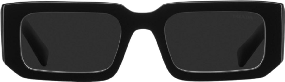 Prada Symbole Rectangle Frame Sunglasses