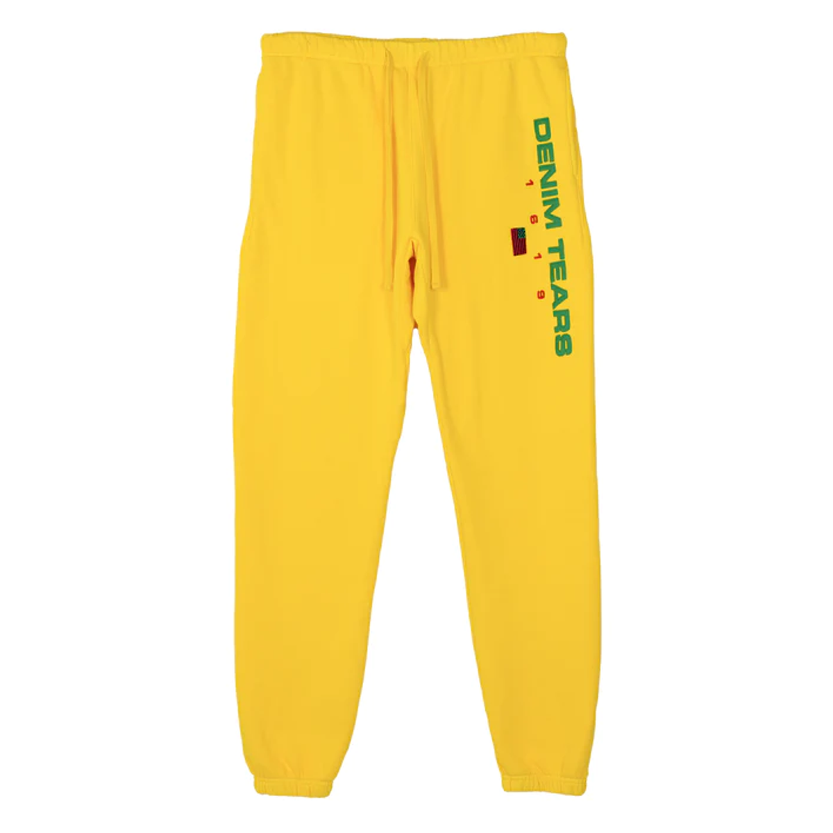 Denim Tears × Mike Tyson Merch Yellow Beckford Sweatpants