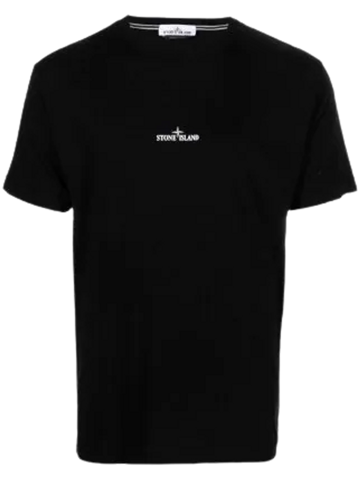 Stone Island Logo Black Print T-Shirt