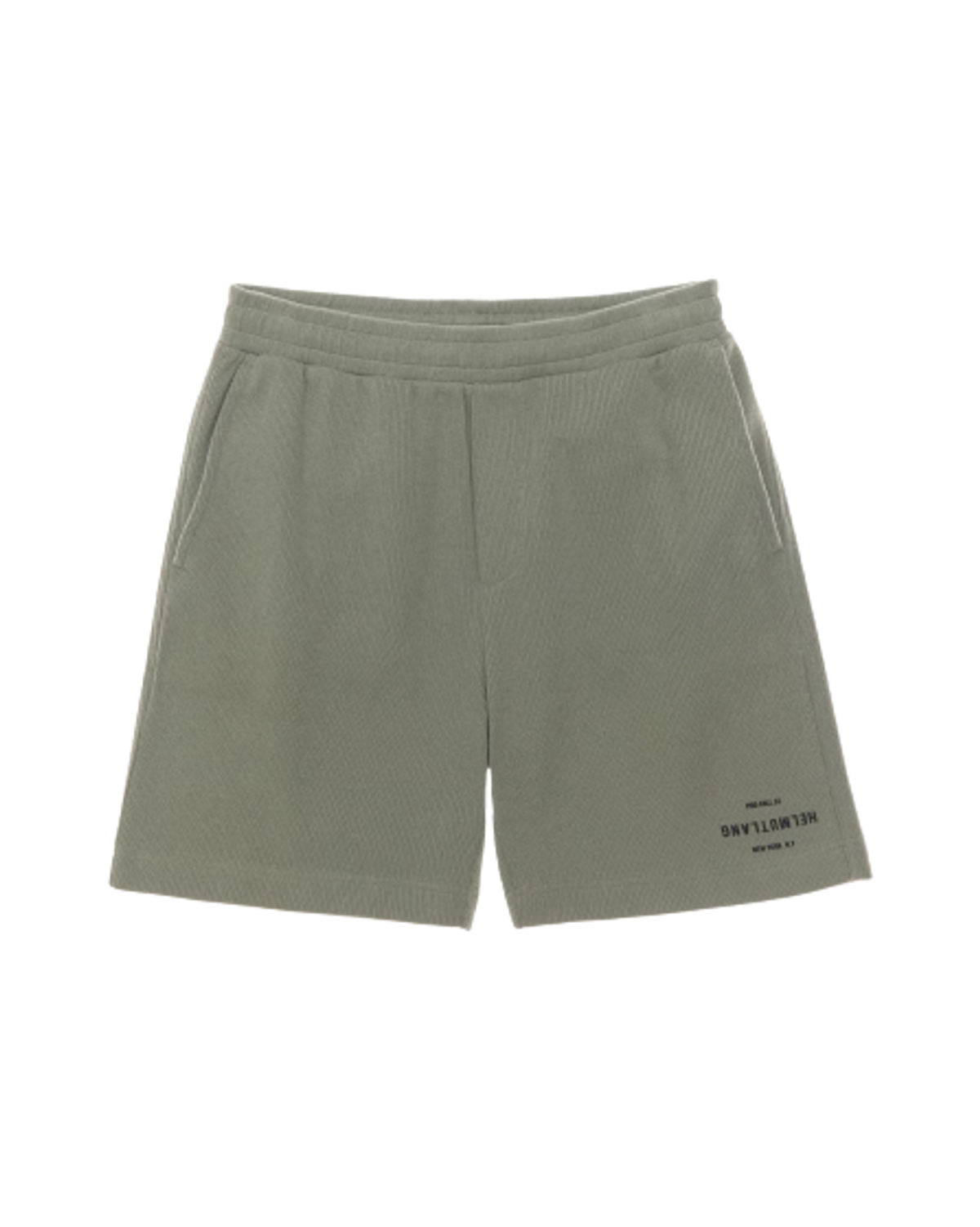 Helmut Lang Logo Knit Green Shorts