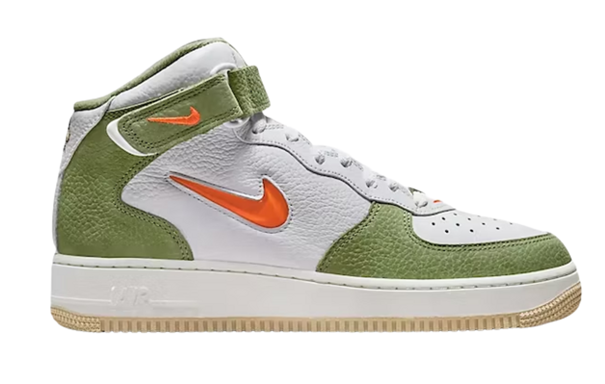 Nike Air Force 1 Mid Qs Jewel Oil Green Sneakers