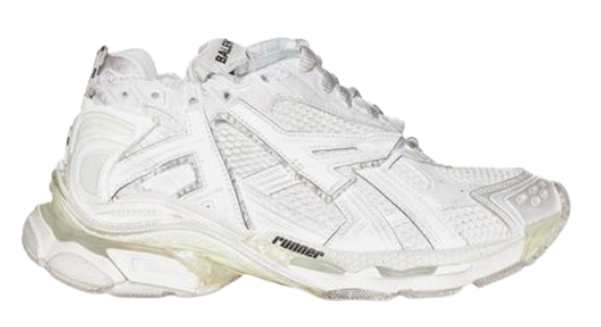 Balenciaga White Runner Sneakers