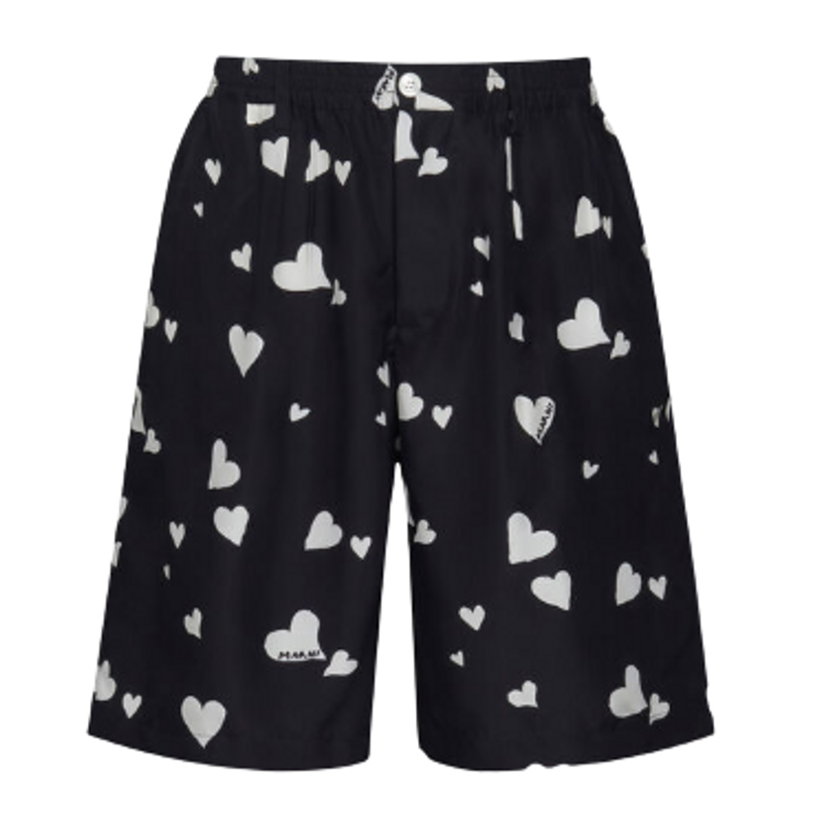 MARNI Girls Embellished Flower Shorts in White