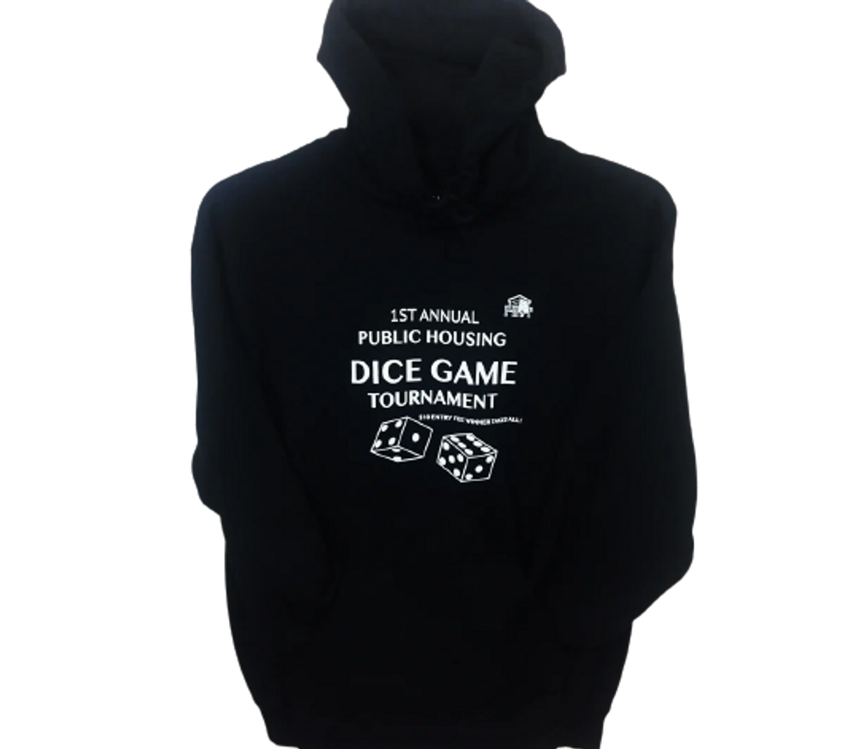 Public Housing Skate Team Dice Game Black Hoodie