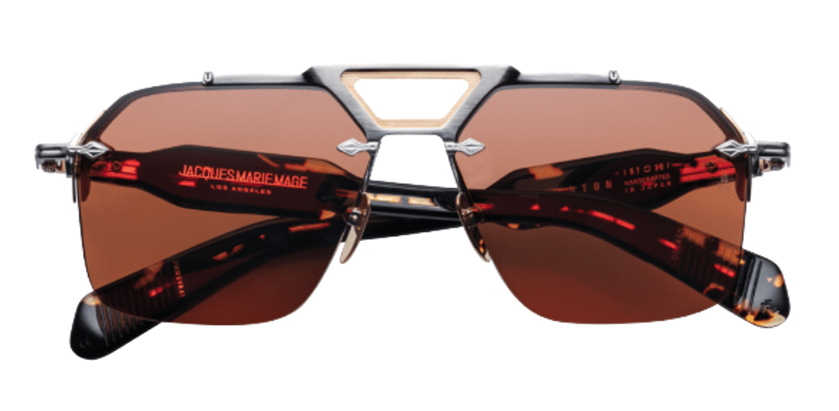 Jacques Marie Mage Silverton Brown Sunglasses