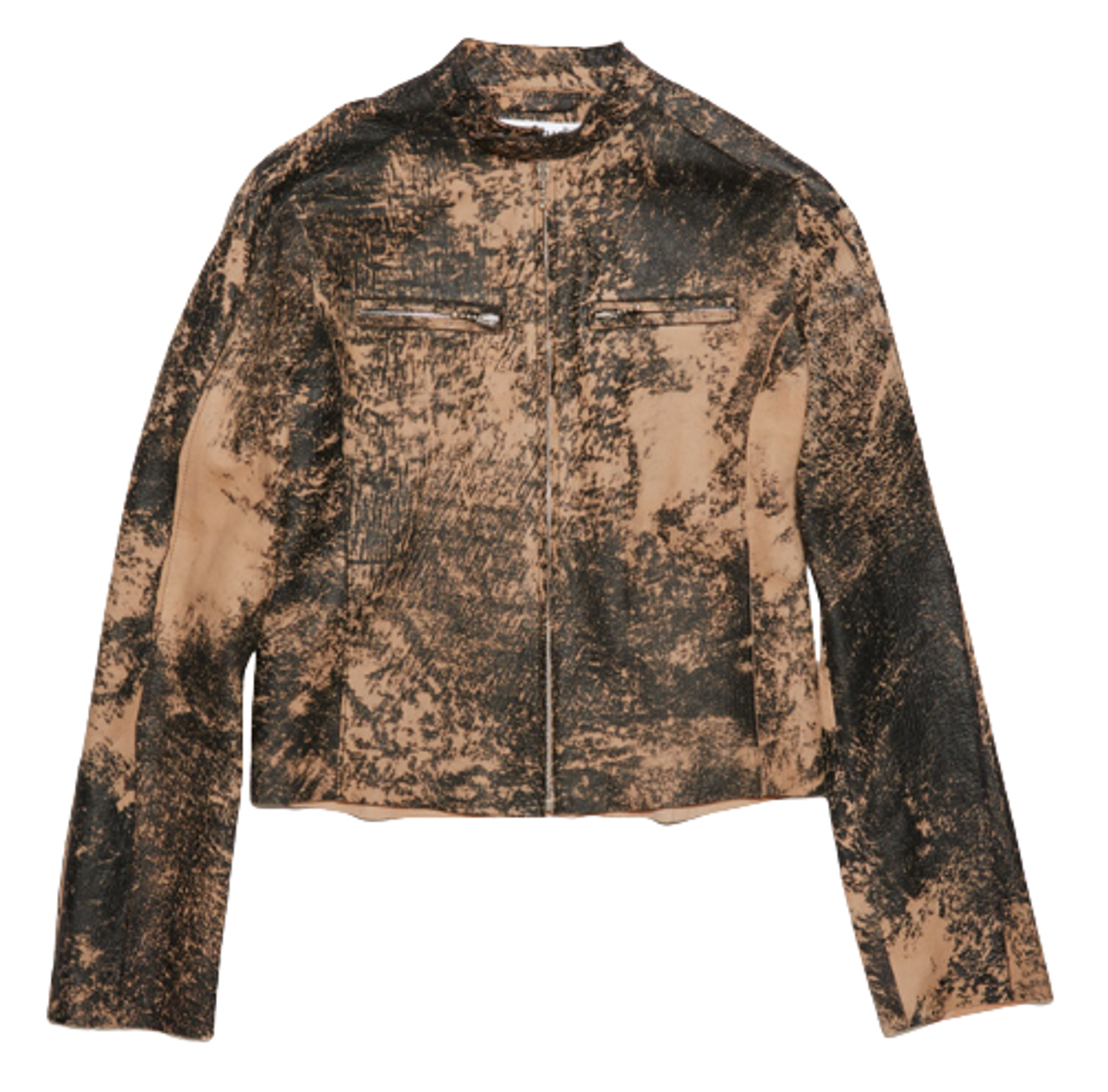 Acne Studios Black Leather Biker Jacket