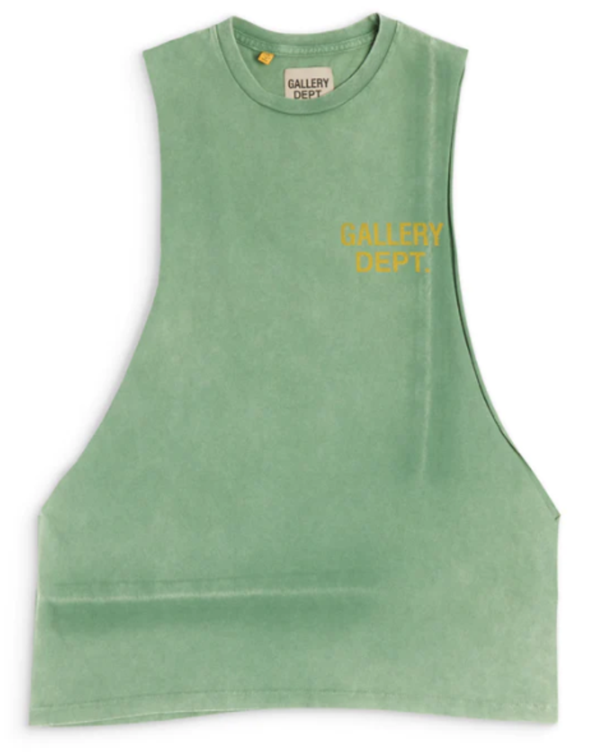 Gallery Dept. Kelly Green Vintage Logo Sleeveless T-Shirt