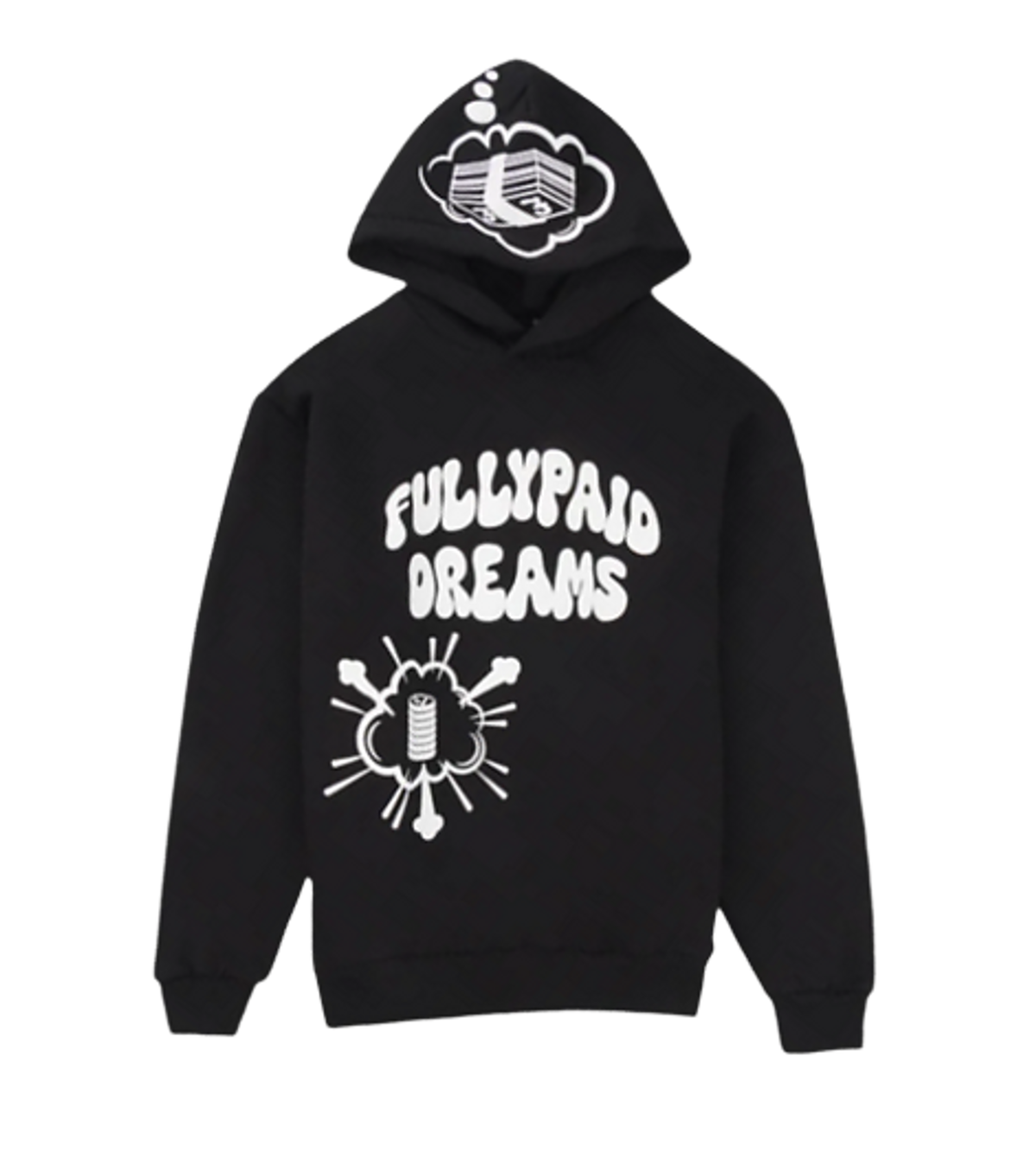 Fullypaid Black Logo Dreams Hoodie