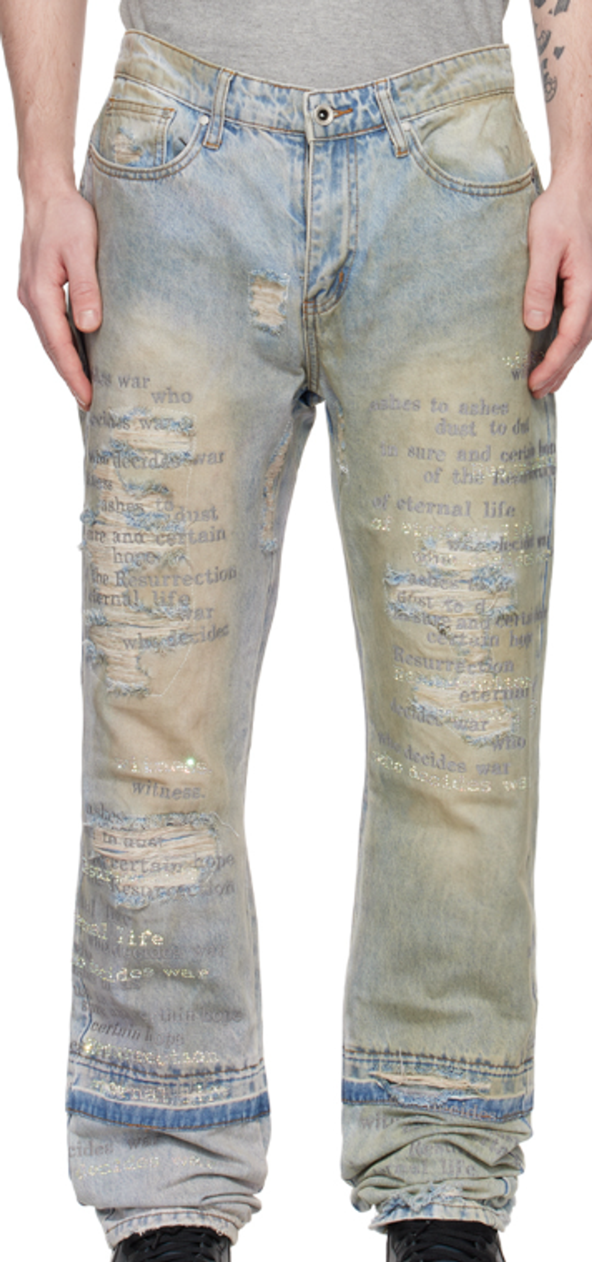 Who Decides War Blue Ashes To Ashes Jeans