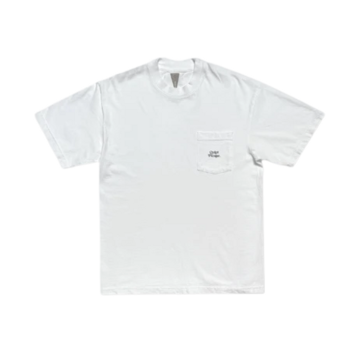 Quiet Please White Pocket T-Shirt