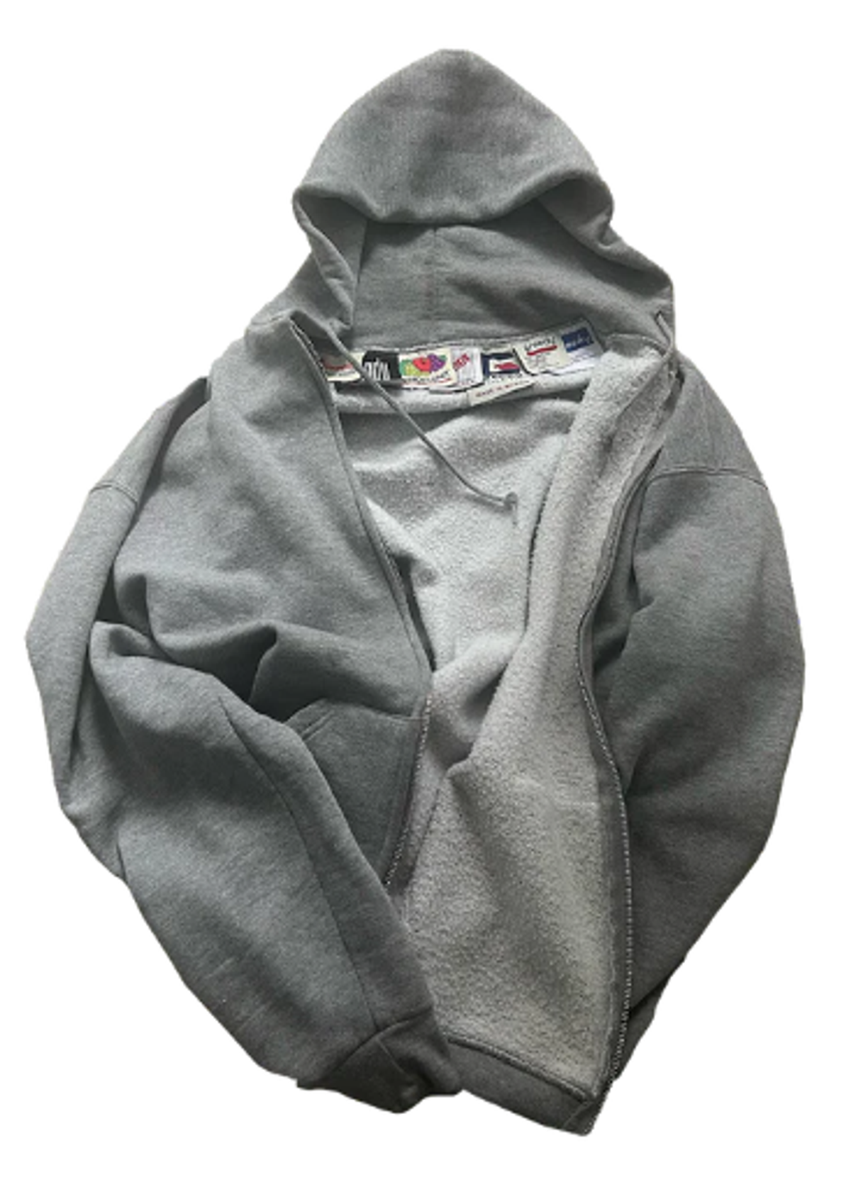 ★関税/送料込★TWN★Greedy Hoodie Greedy Unit Heather Grey Multi-Tag Zip Up Hoodie | WHAT'S ON