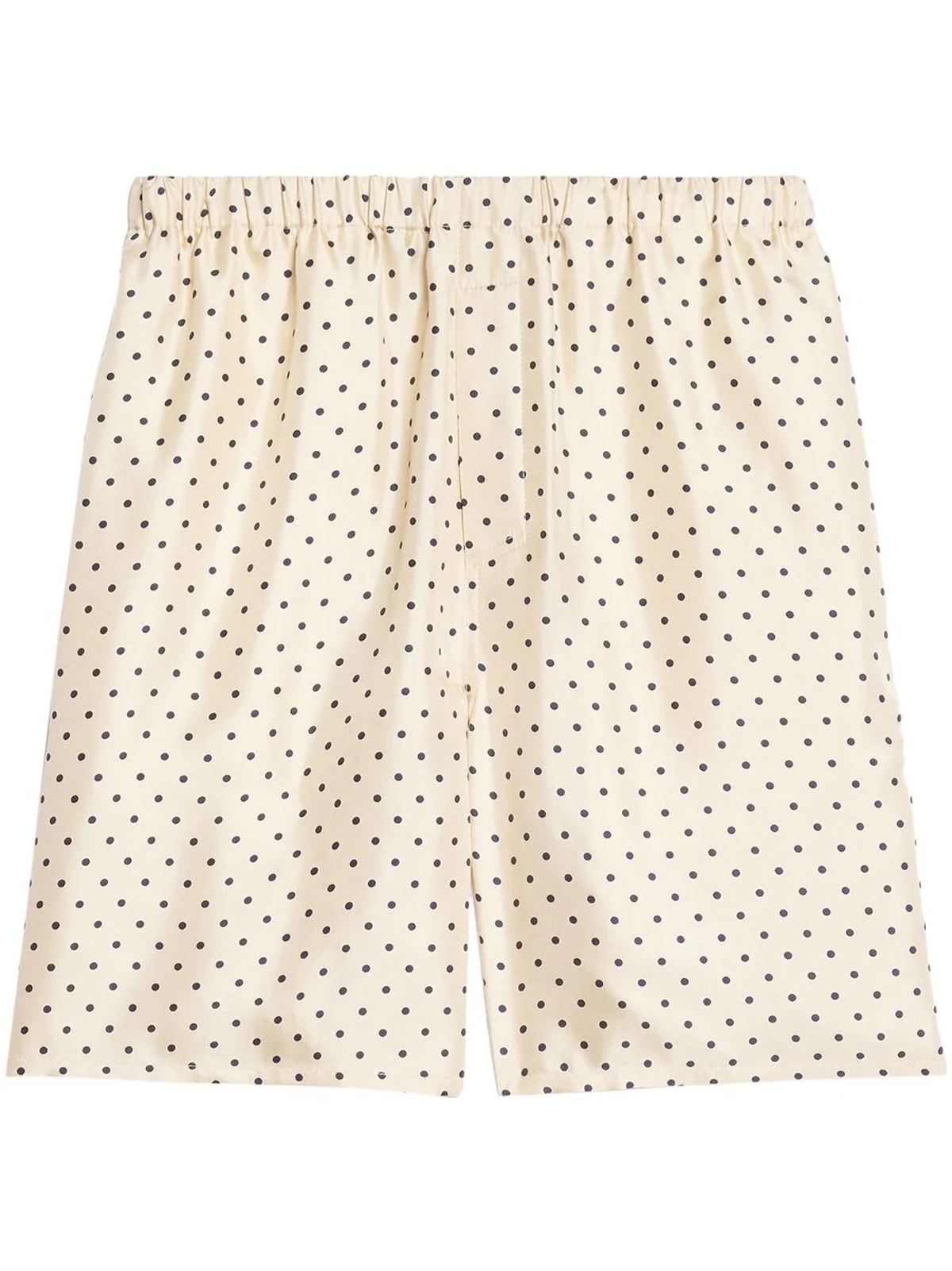 Ami Alexandre Mattiussi Polka-dot Print Silk Shorts
