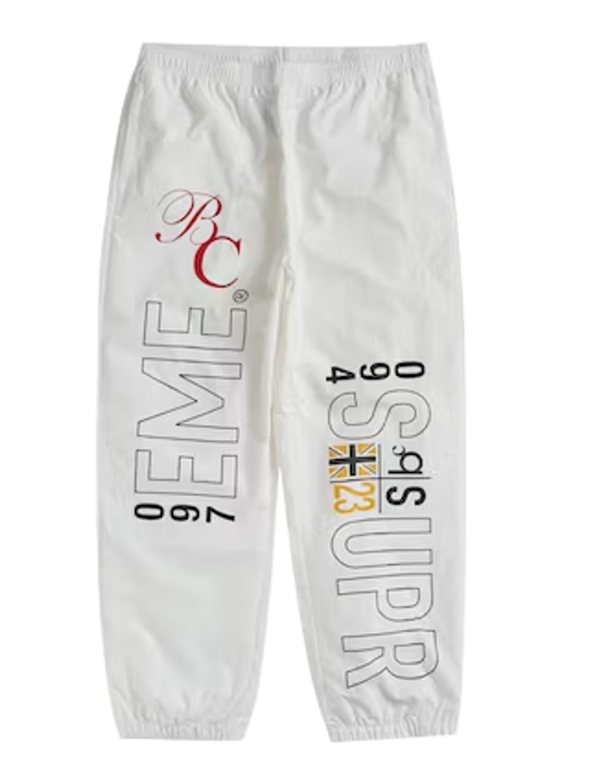 Supreme Bernadette Corporation Track White Pants