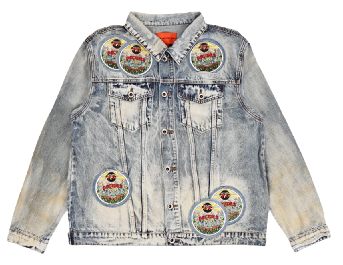 Who Decides War Acid Sphere Denim Jacket