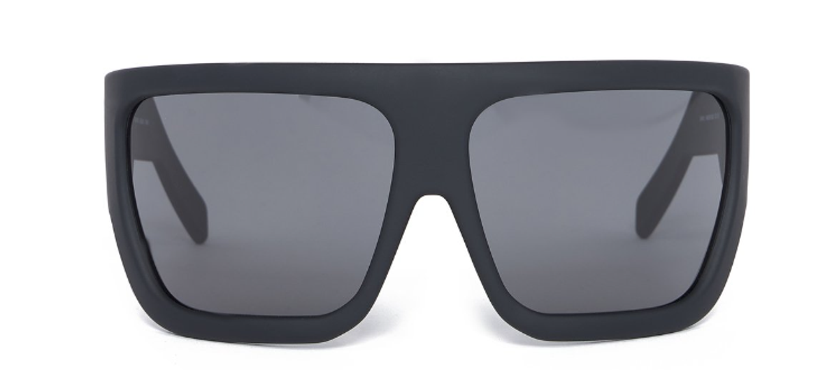 Rick Owens Black Davis Sunglasses