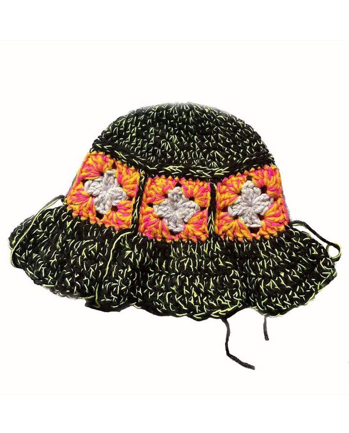 Unlikely Fox Crochet Granny Bucket Hat