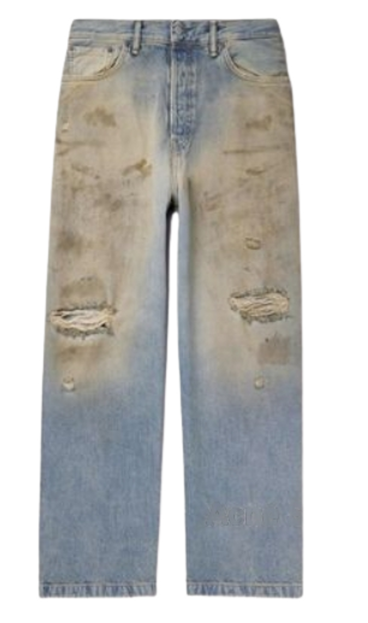 Acne Studios Mid Blue Distressed Jeans