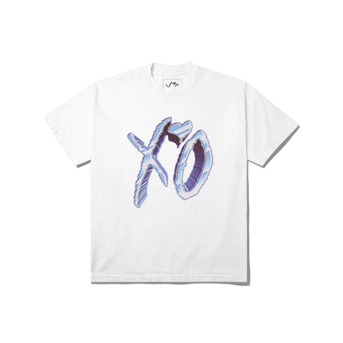 The Weeknd Merch White Dawn Fm Chrome Xo Logo T-Shirt