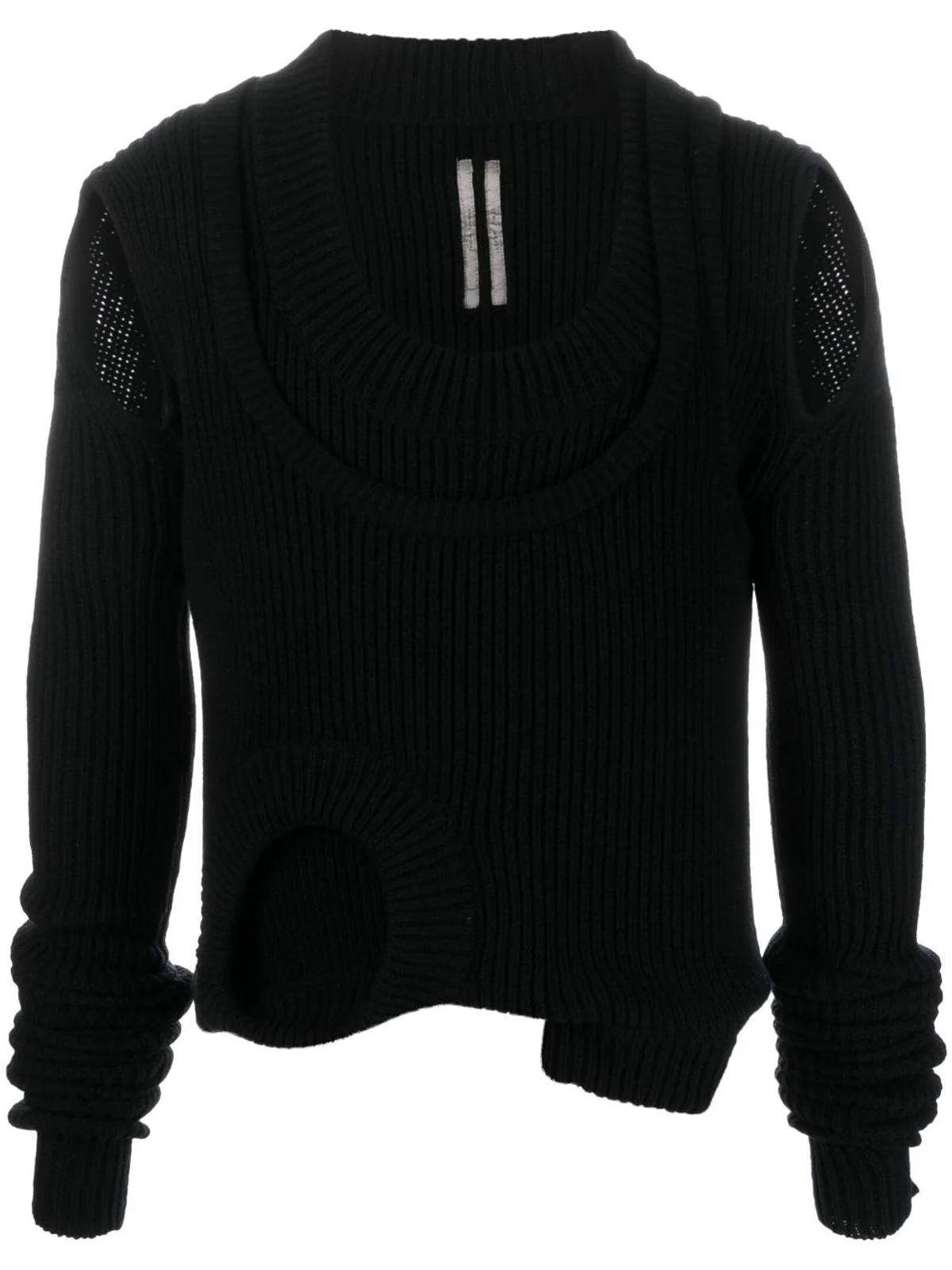 Rick Owens Black Banana Knit Sweater