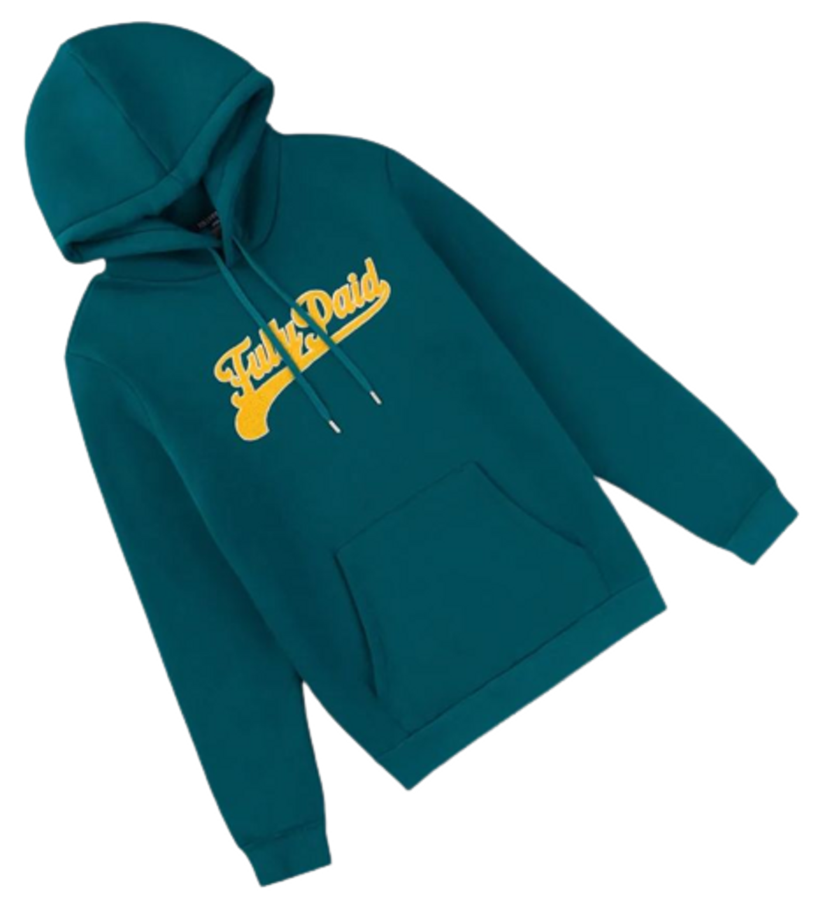 Fullypaid Petrol Blue/Yellow Varsity Hoodie