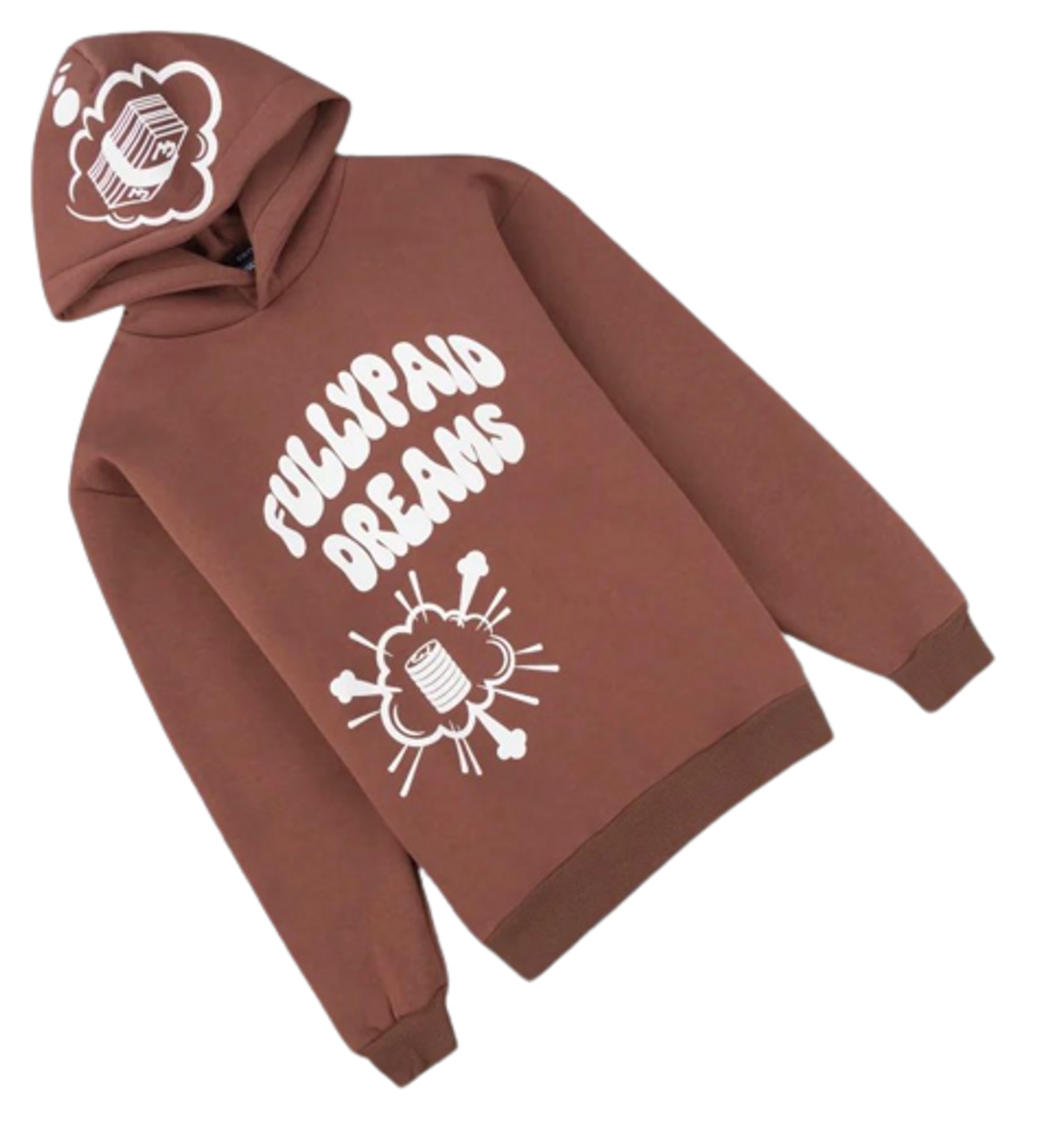 Fullypaid Brown/White Dreams Hoodie WHAT’S ON THE STAR?