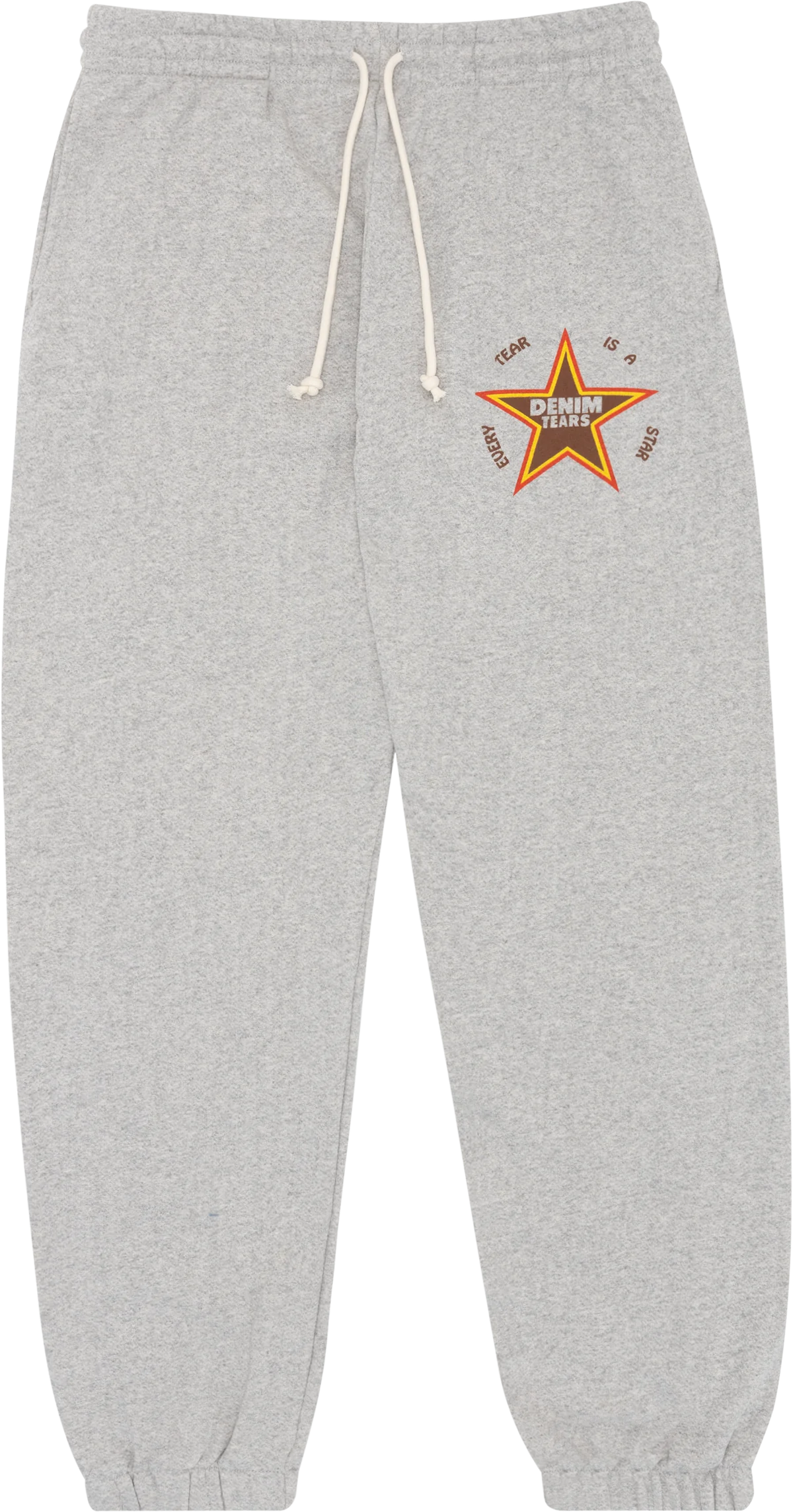 Denim Tears Grey Every Tear is a Star Sweatpants