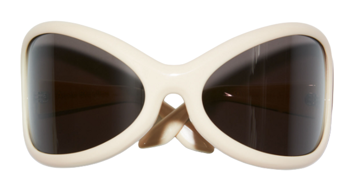 Acne Studios White Acetate Sunglasses