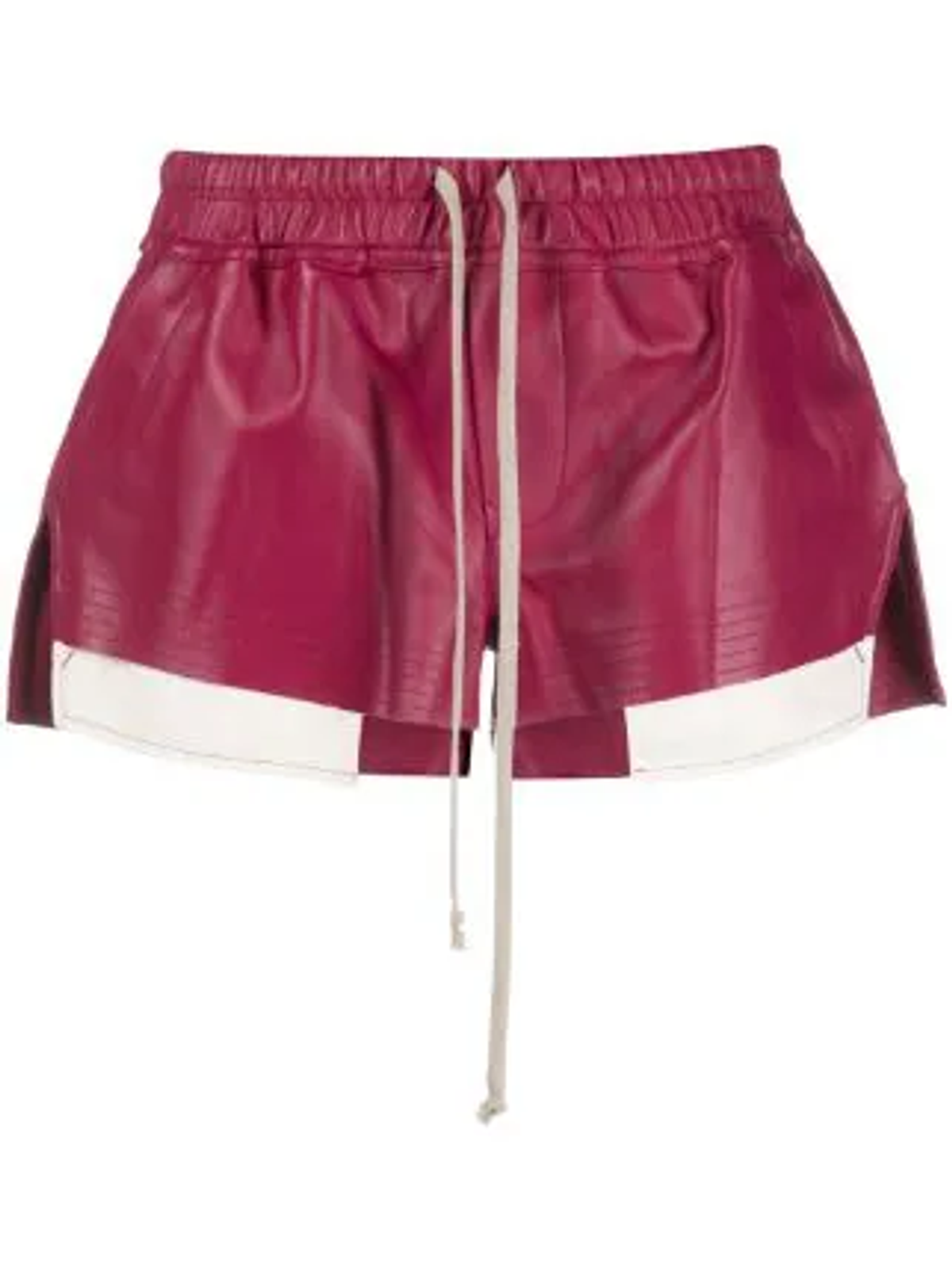 Rick Owens Pink Contrasting-pocket Detail Shorts