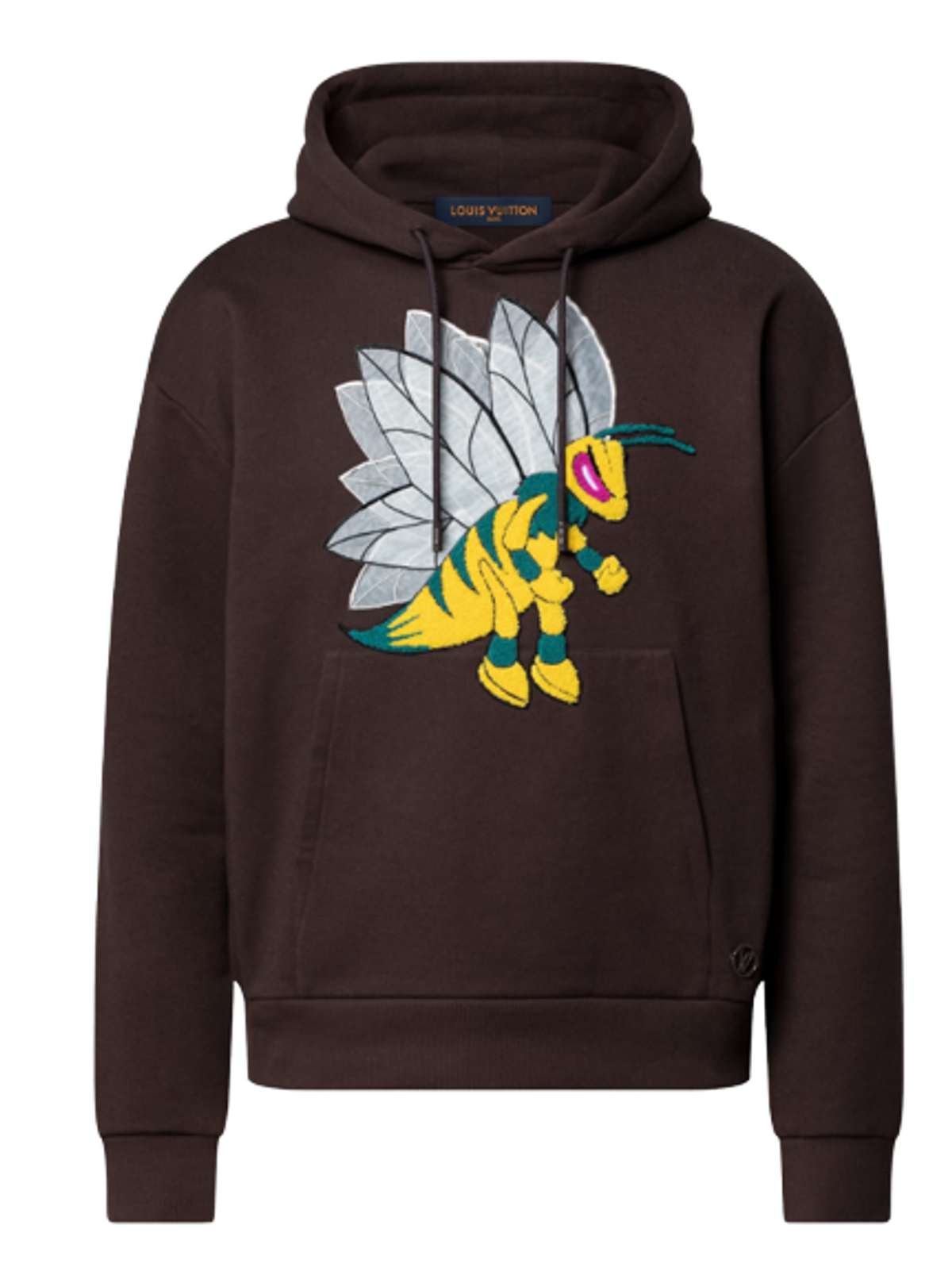 Louis Vuitton Graphic Bee Patched Hoodie