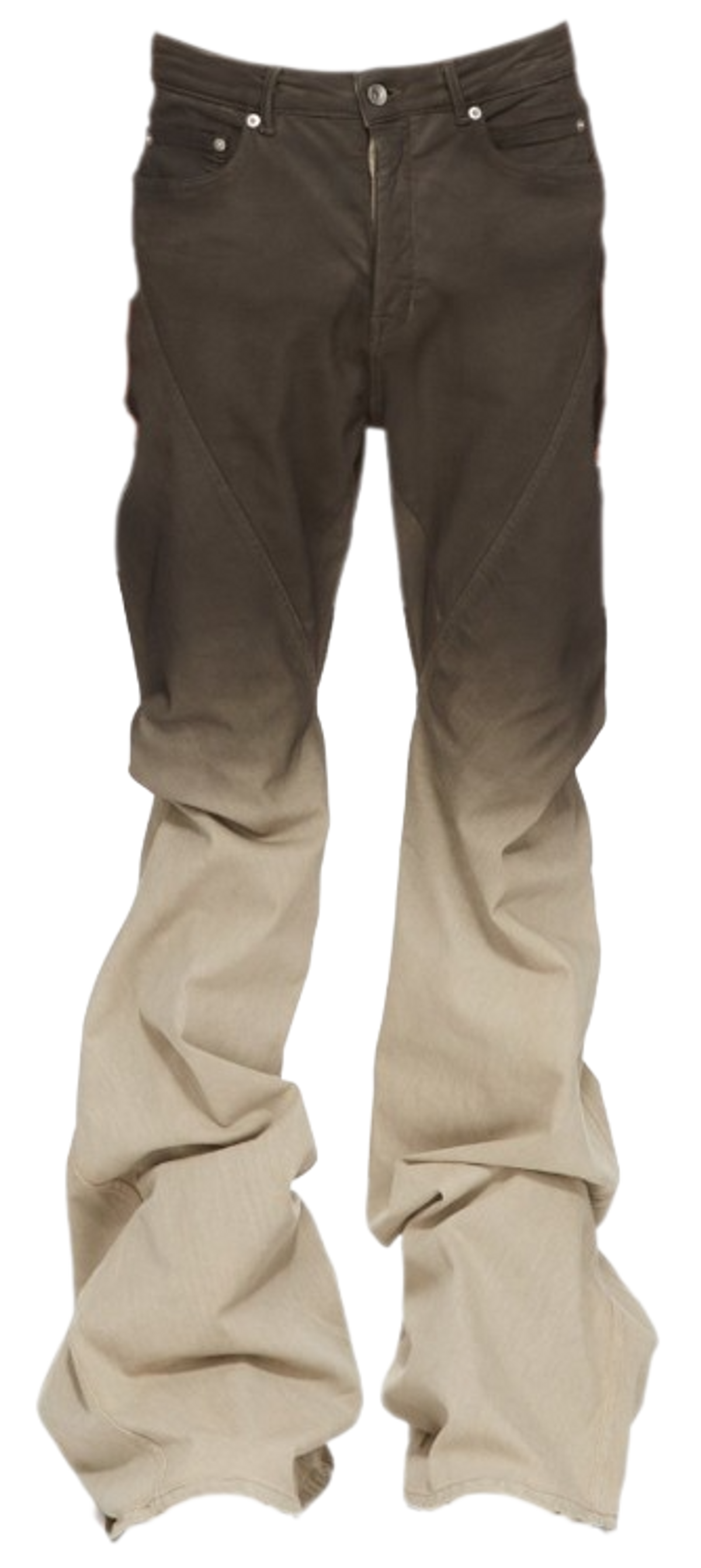 Rick Owens Luxor Runway Brown Jeans