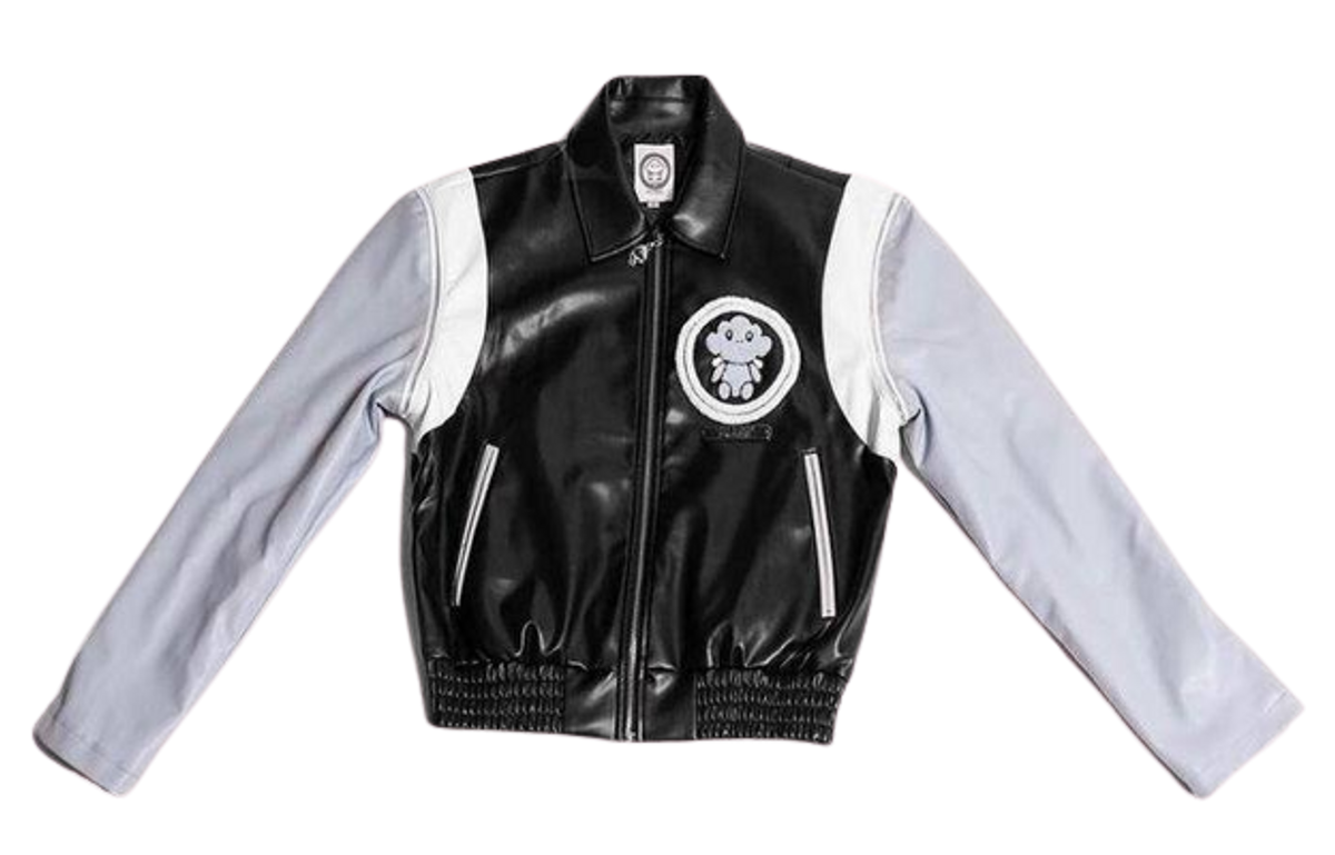 Daze In Blue Black Light Blue Logo Jacket