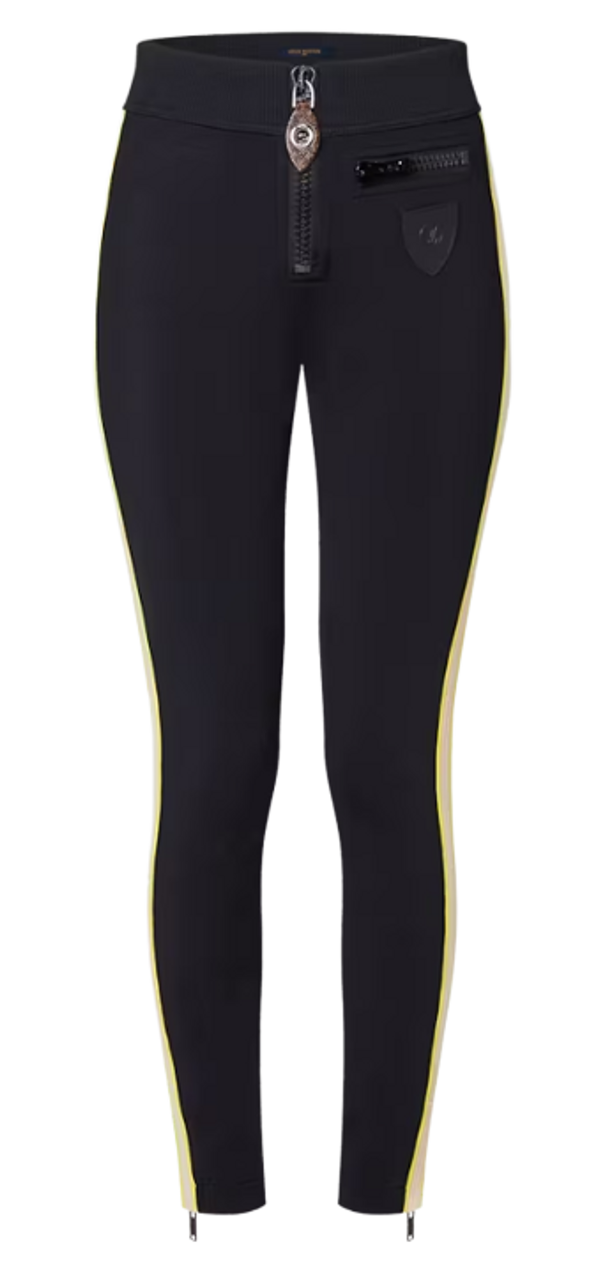 Louis Vuitton Piped Side Sporty Zip-Up Leggings