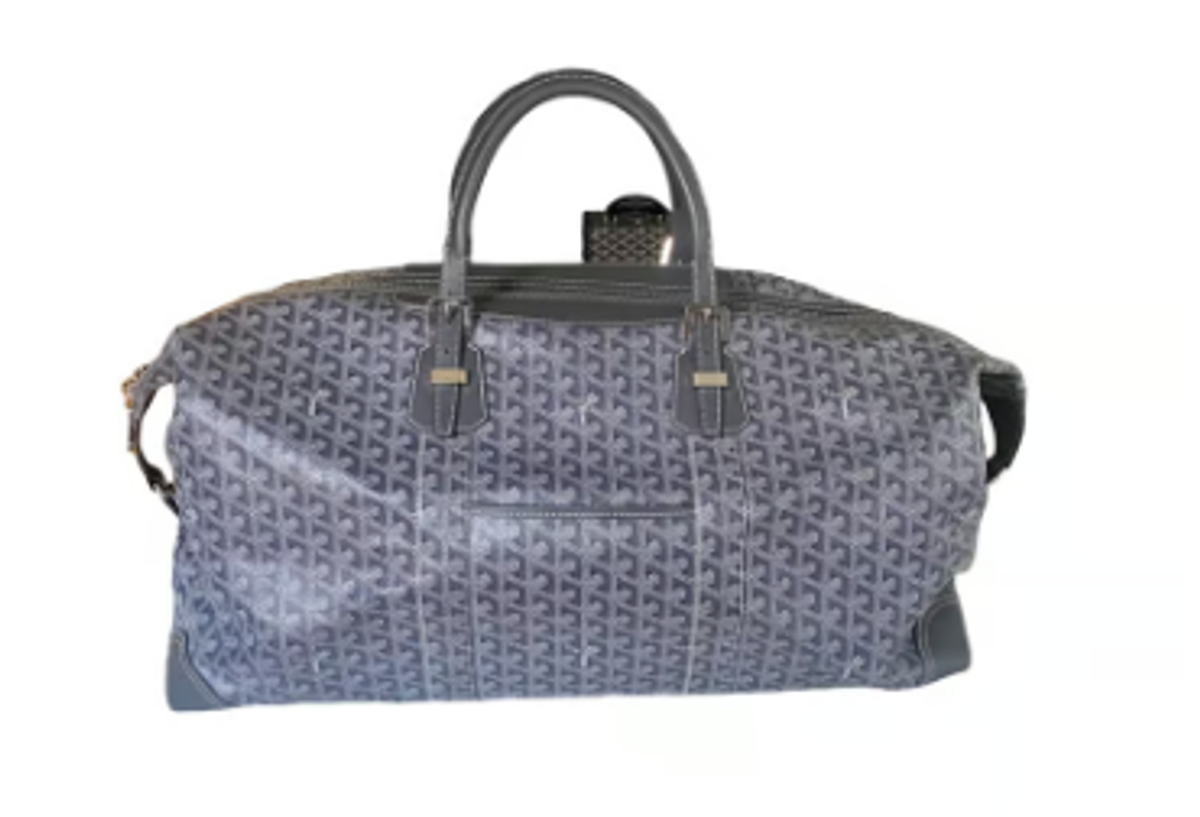 Goyard Grey Boeing Cloth Travel Bag WHAT’S ON THE STAR?