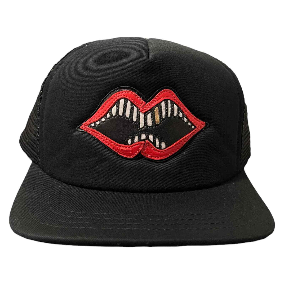 Chrome Hearts Black Matty Boy Chomper Lips Teeth Mouth Cap