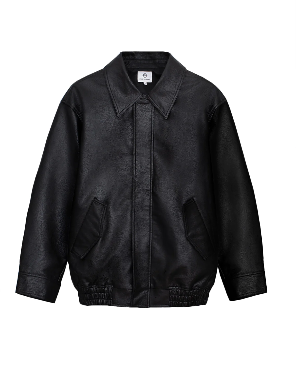 Pixie Market 90S Style Oversized Leather Jacket