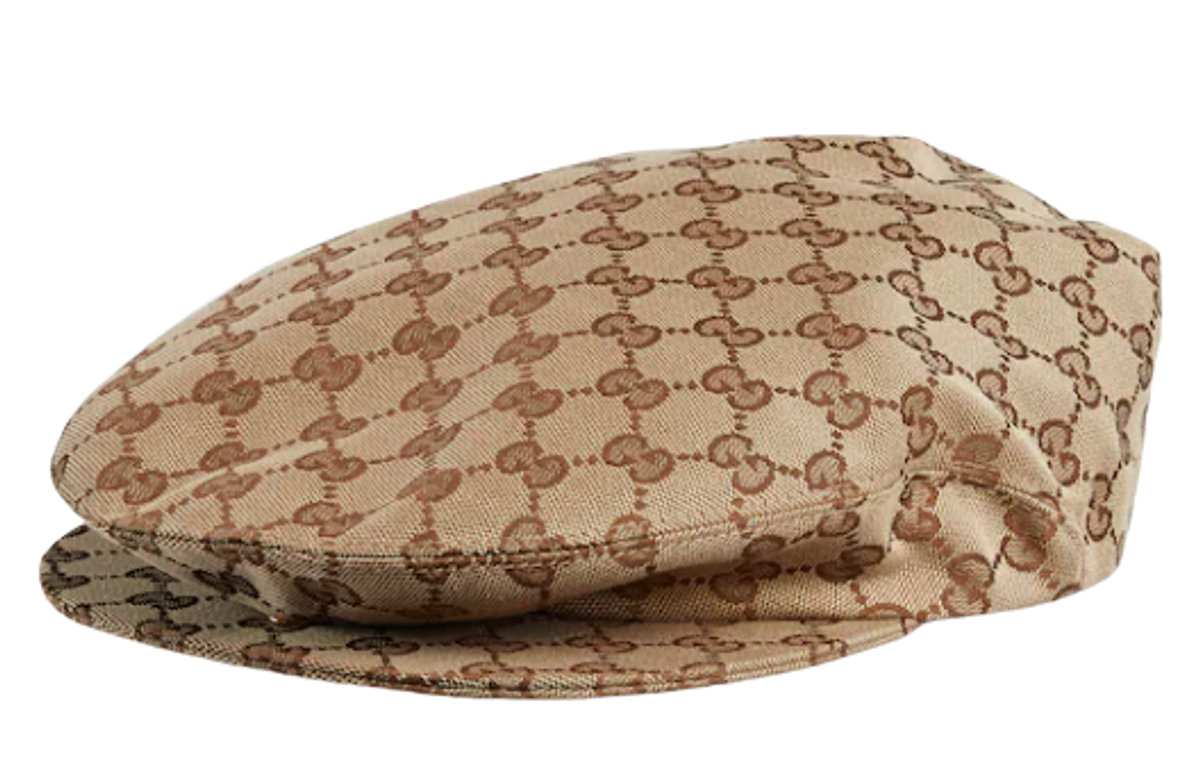 Gucci Beige Original Gg Canvas Flat Cap