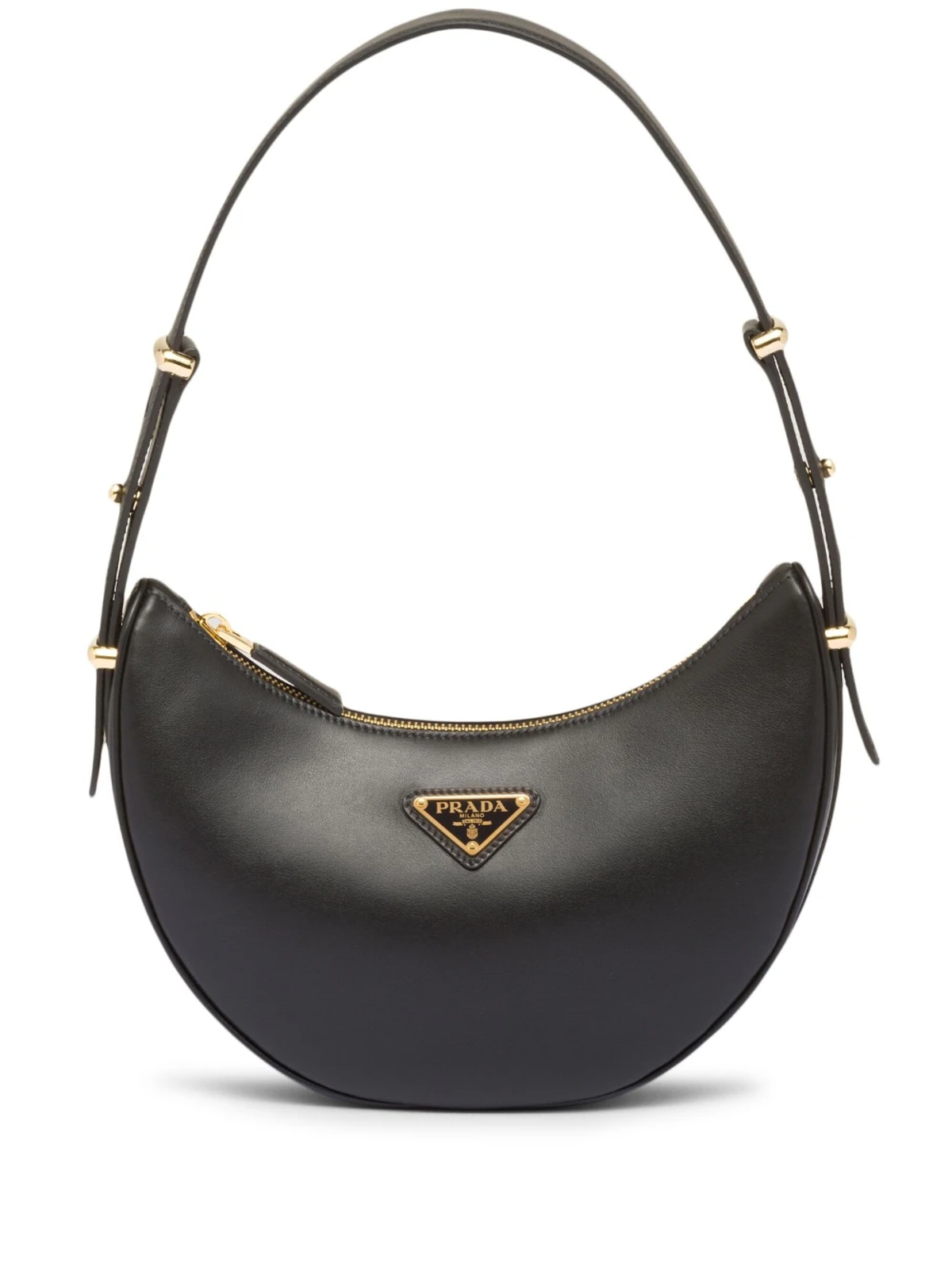 Prada Logo Plaque Shoulder Bag
