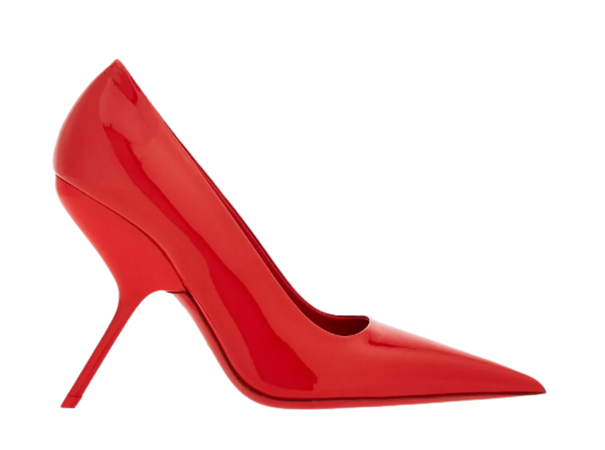 Ferragamo Eva Pump Flame Red Pumps