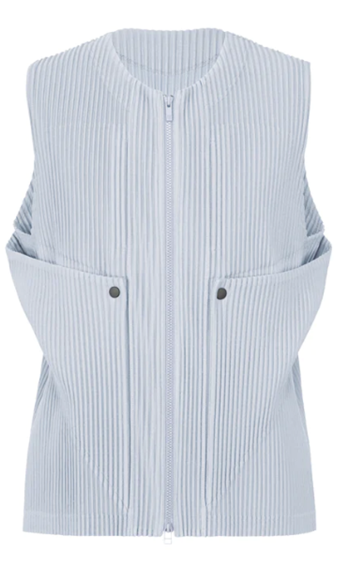 Issey Miyake Aqua Blue Unfold Vest