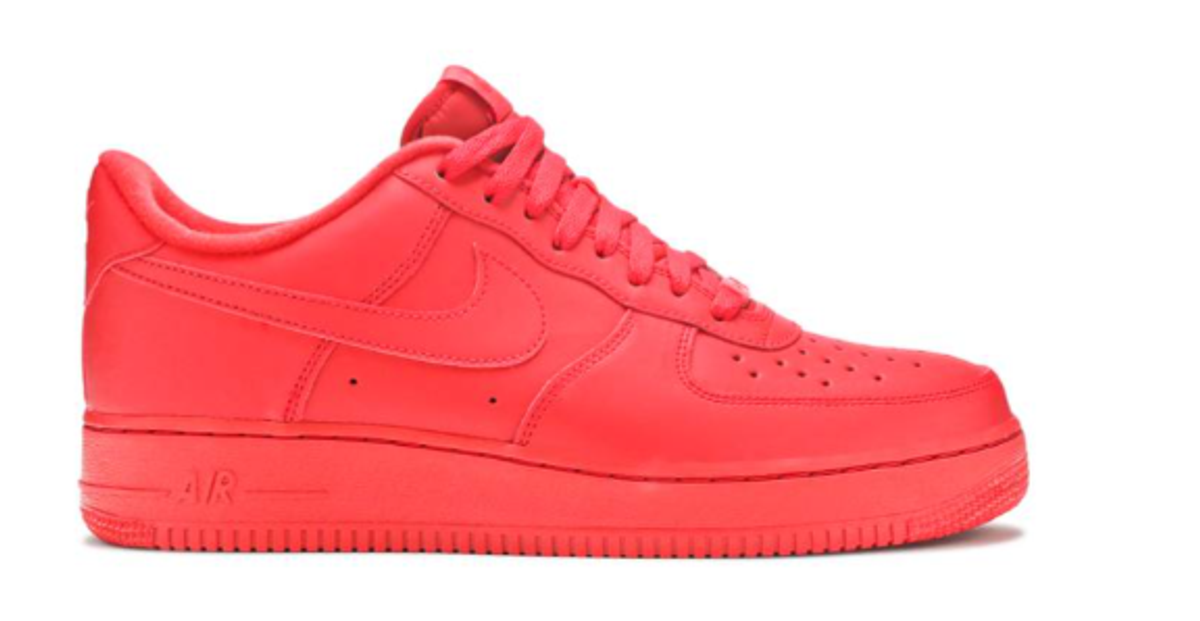 Nike Triple Red Air Force 1 Low Sneakers
