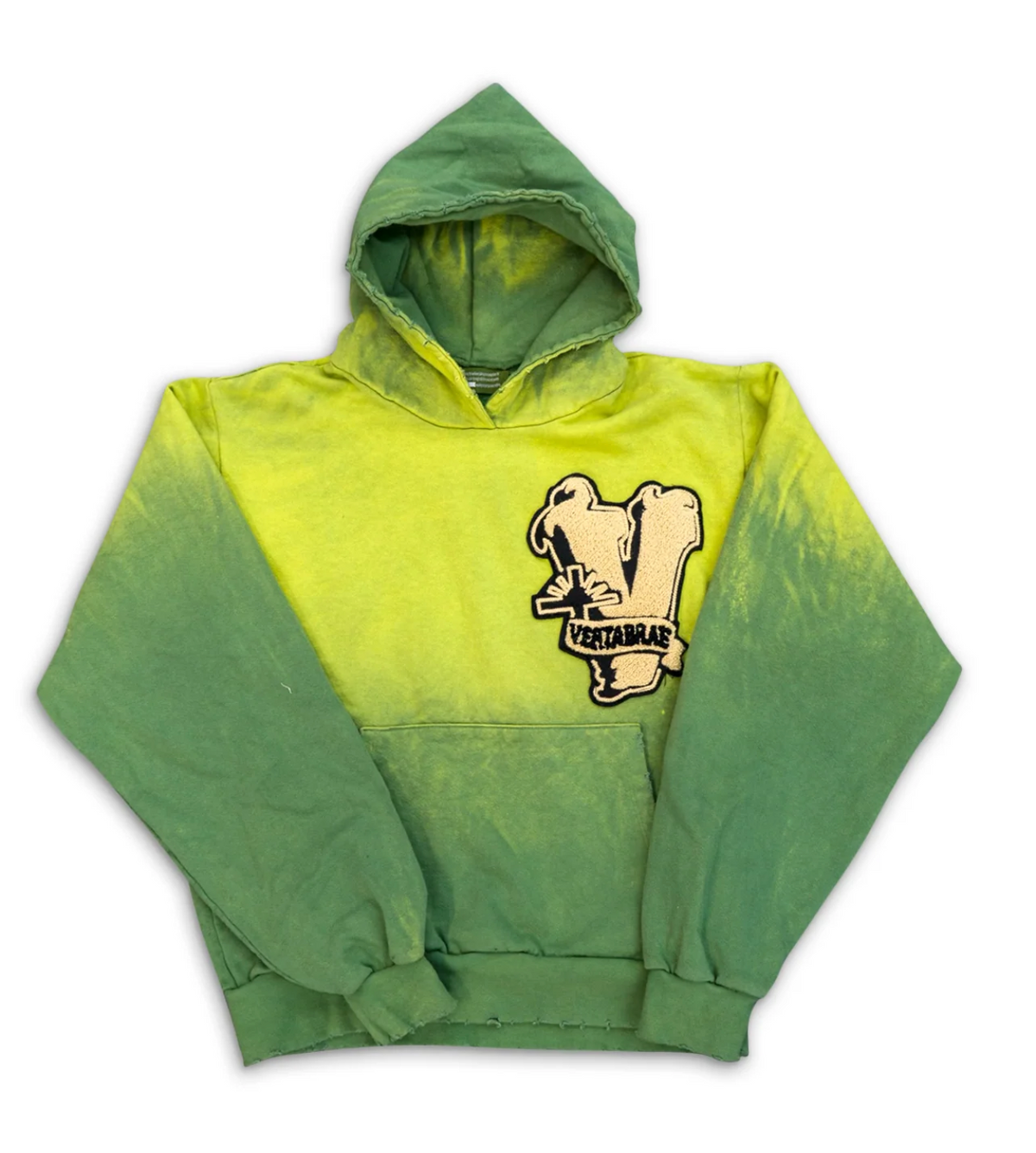 Vertabrae Green Moss Hoodie