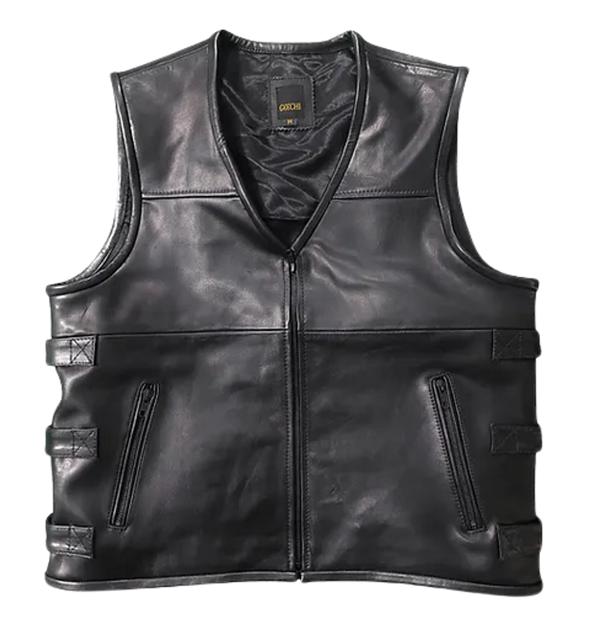 Geechi Vigilantes Panther Leather Vest