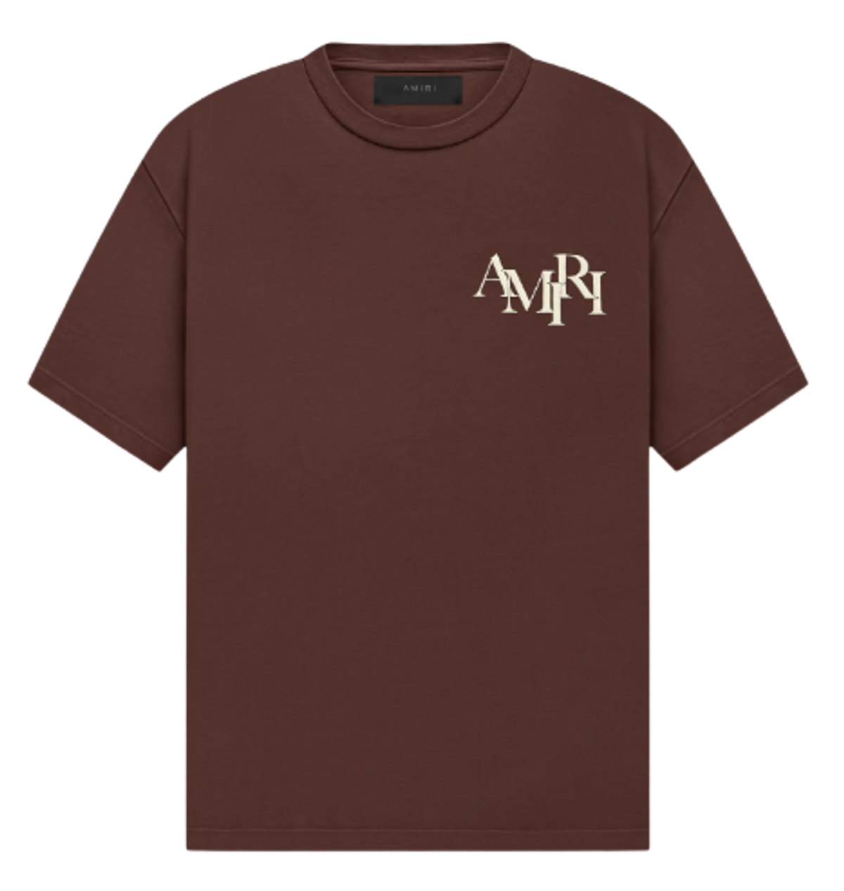 Amiri Potting Soil Staggered Logo T-Shirt