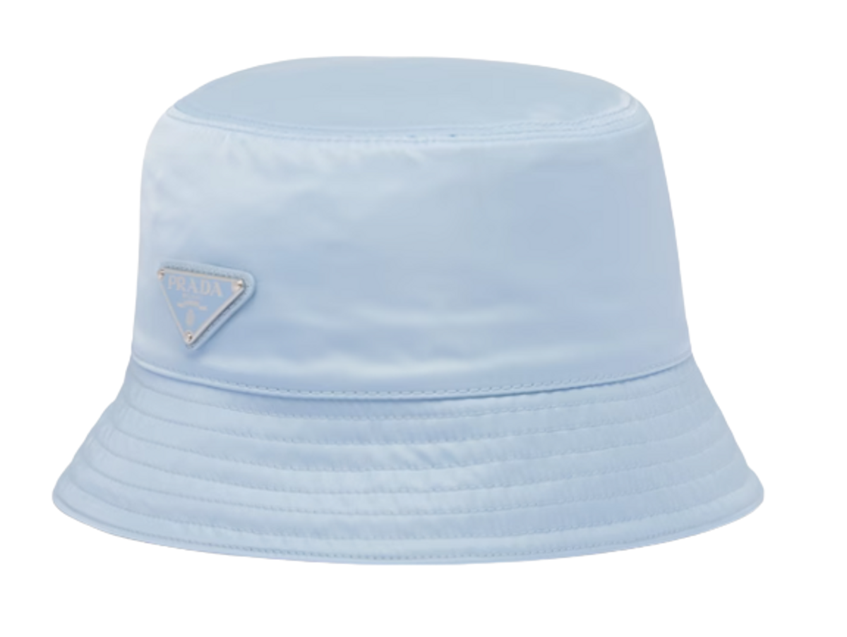 Prada Light Blue ReNylon Bucket Hat WHAT’S ON THE STAR?