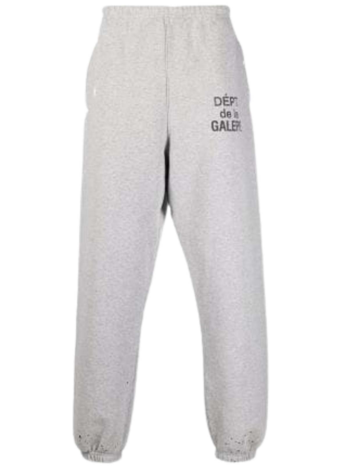 Gallery Dept. Grey Tapered Logo Print Cotton Jersey Sweatpants